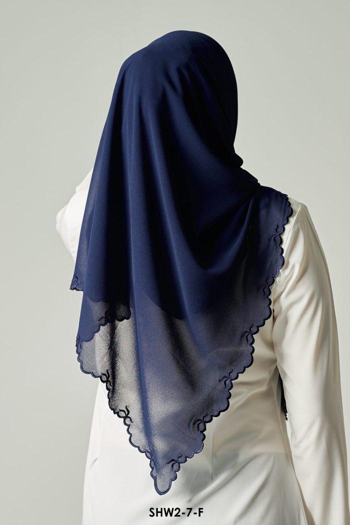 Widuri Shawl in Midnight Blue (SHW2-7-F)