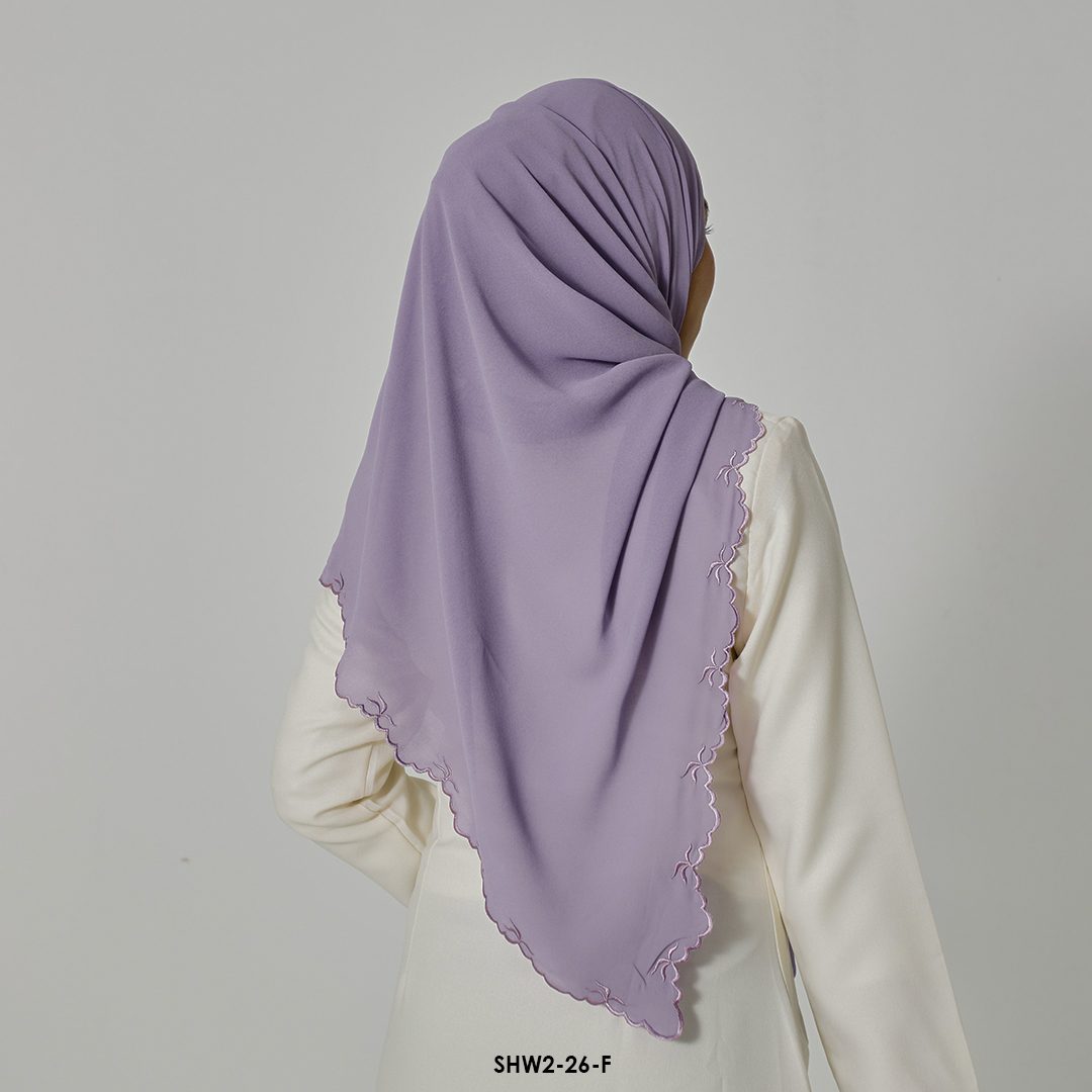 Widuri Shawl in Lavender (SHW2-26-F)