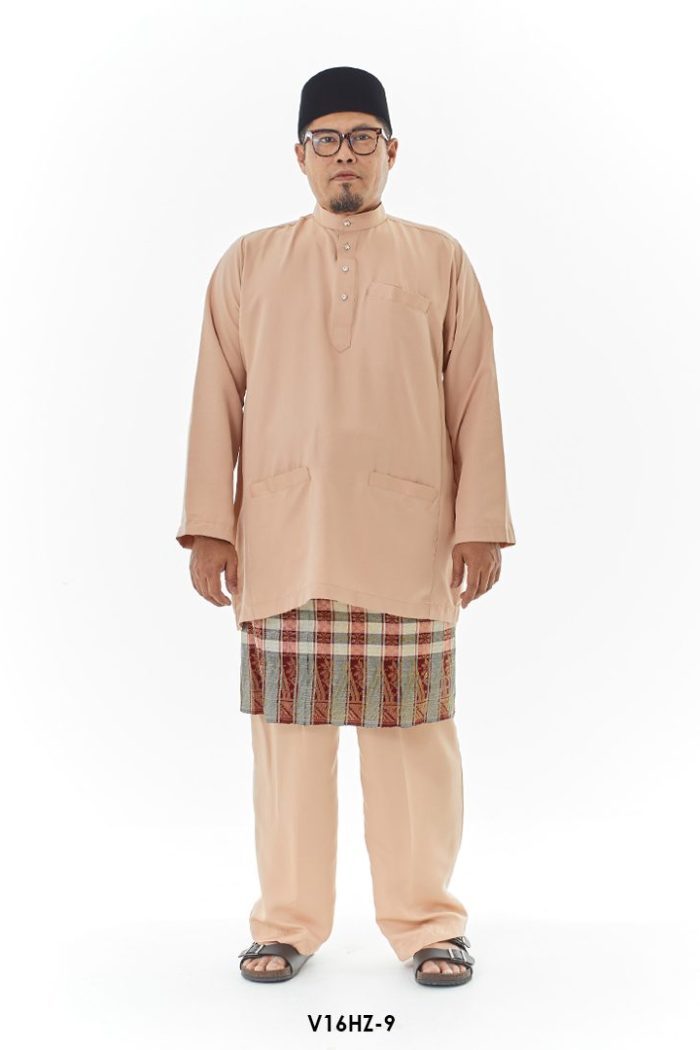 Harriz Baju Melayu in Nude (V16HZ-9)