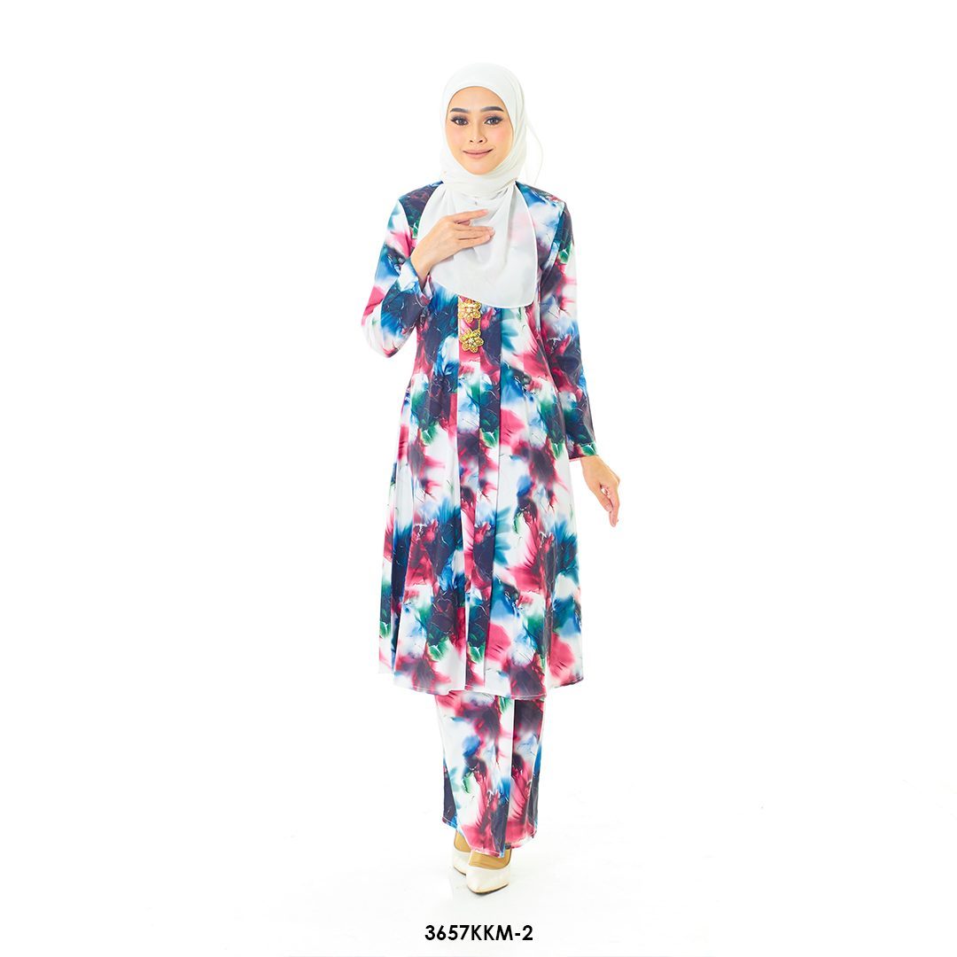 Kebarung Kalthom in Blue Magenta (3657KKM-2)