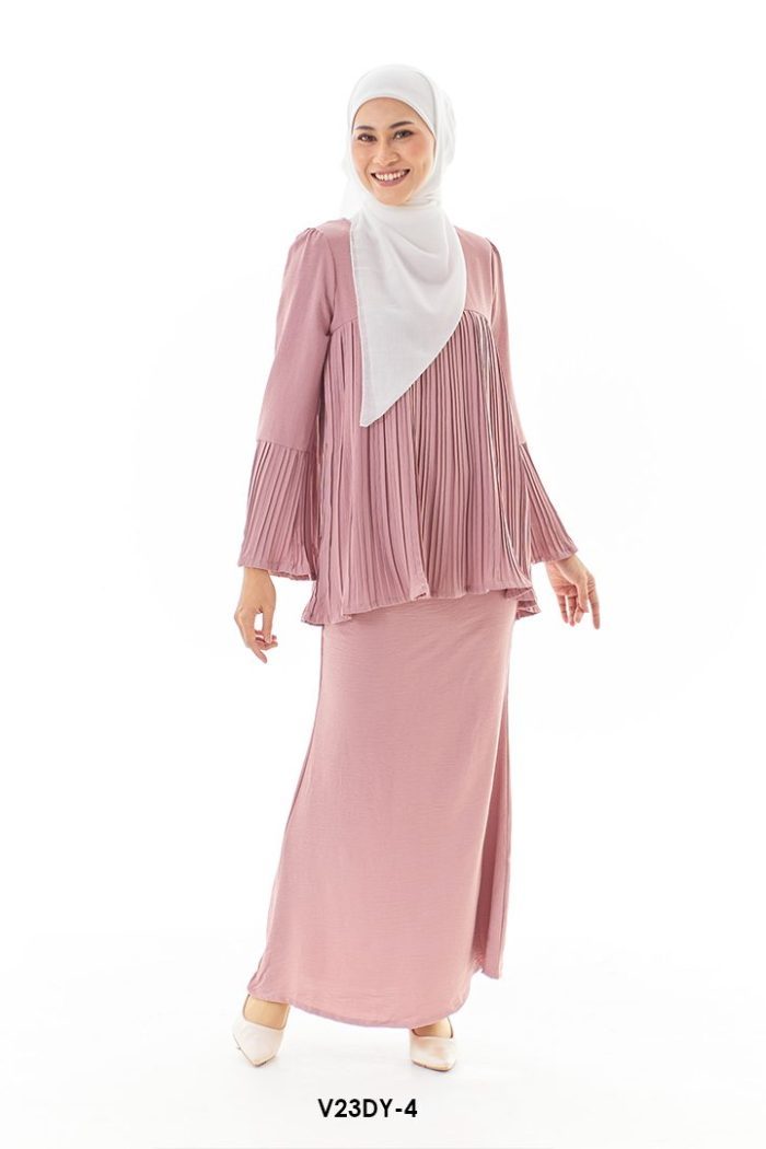 Dayan Kurung in Dusty Pink (V23DY-4)
