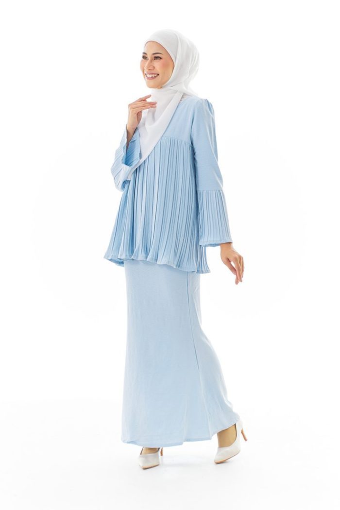 Dayan Kurung in Light Blue (V23DY-6)