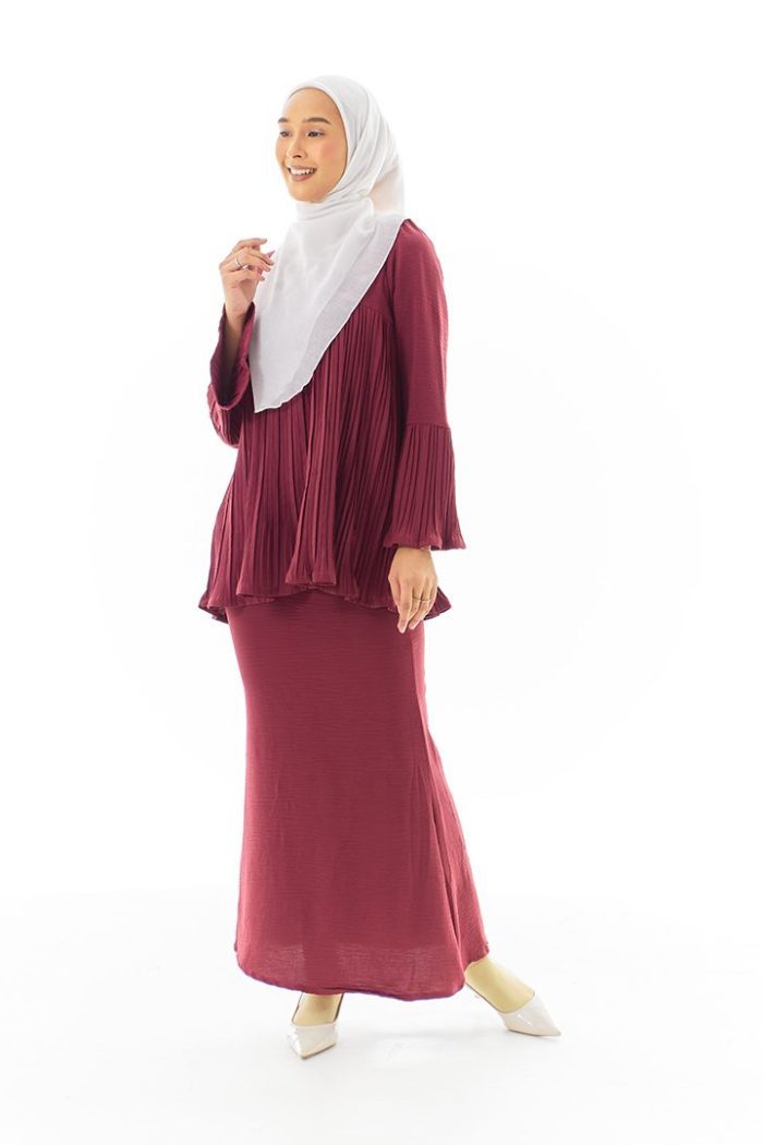Dayan Kurung in Maroon (V23DY-9)