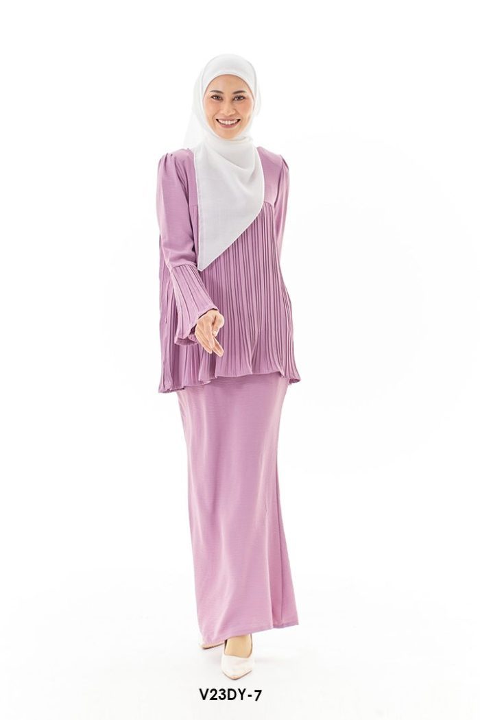 Dayan Kurung in Lavender (V23DY-7)