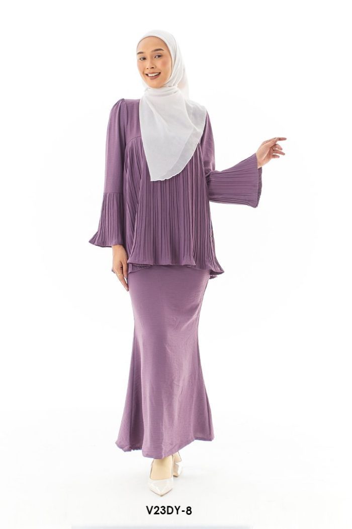Dayan Kurung in Mauve Purple (V23DY-8)