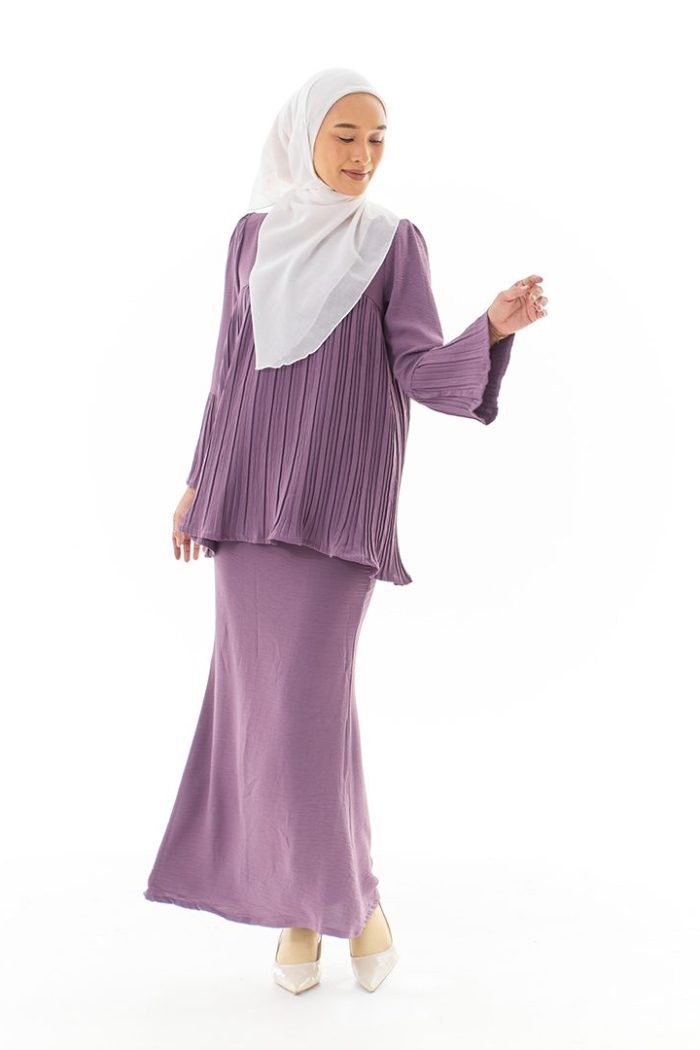 Dayan Kurung in Mauve Purple (V23DY-8)