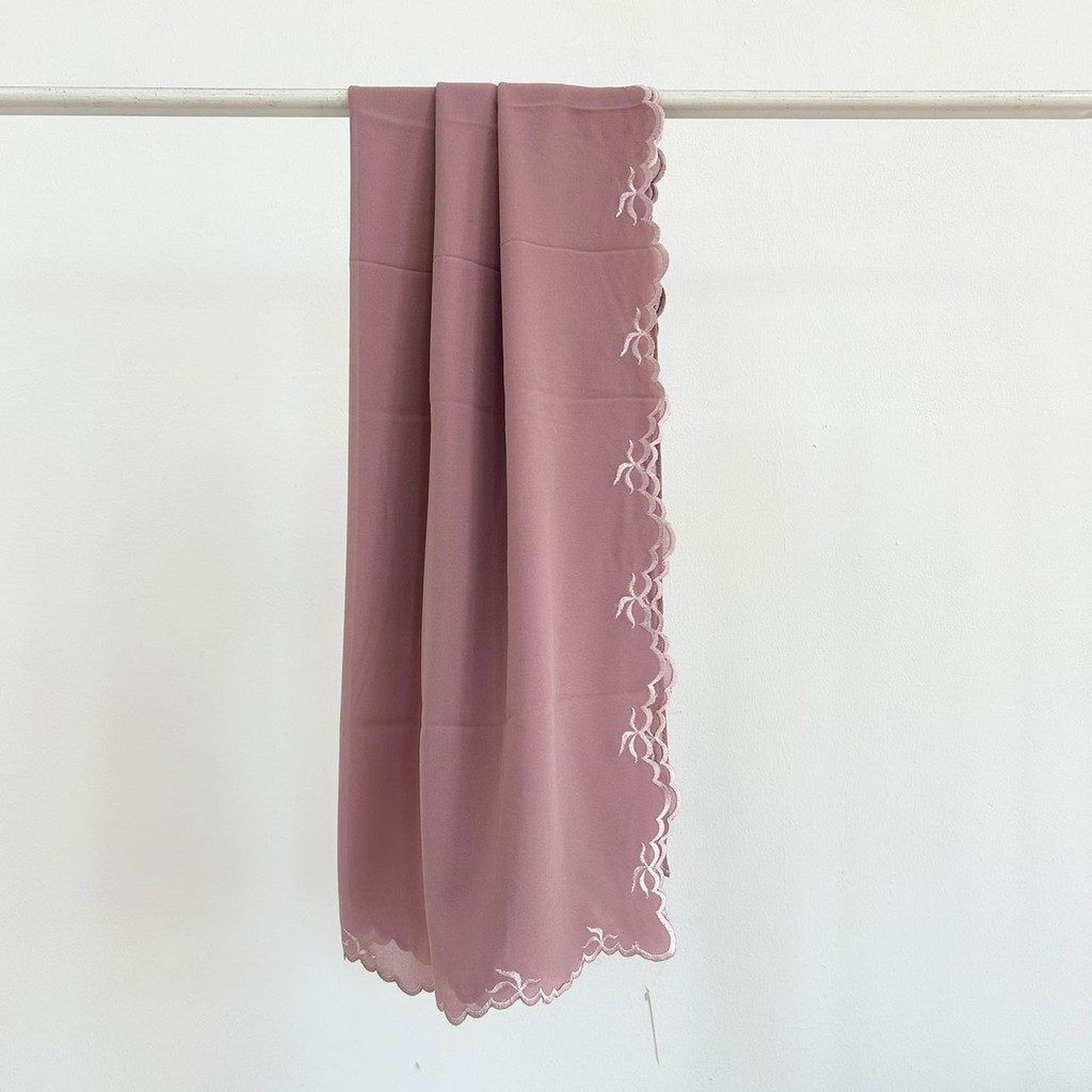 Widuri Shawl in Puce Pink (SHW2-41-F)