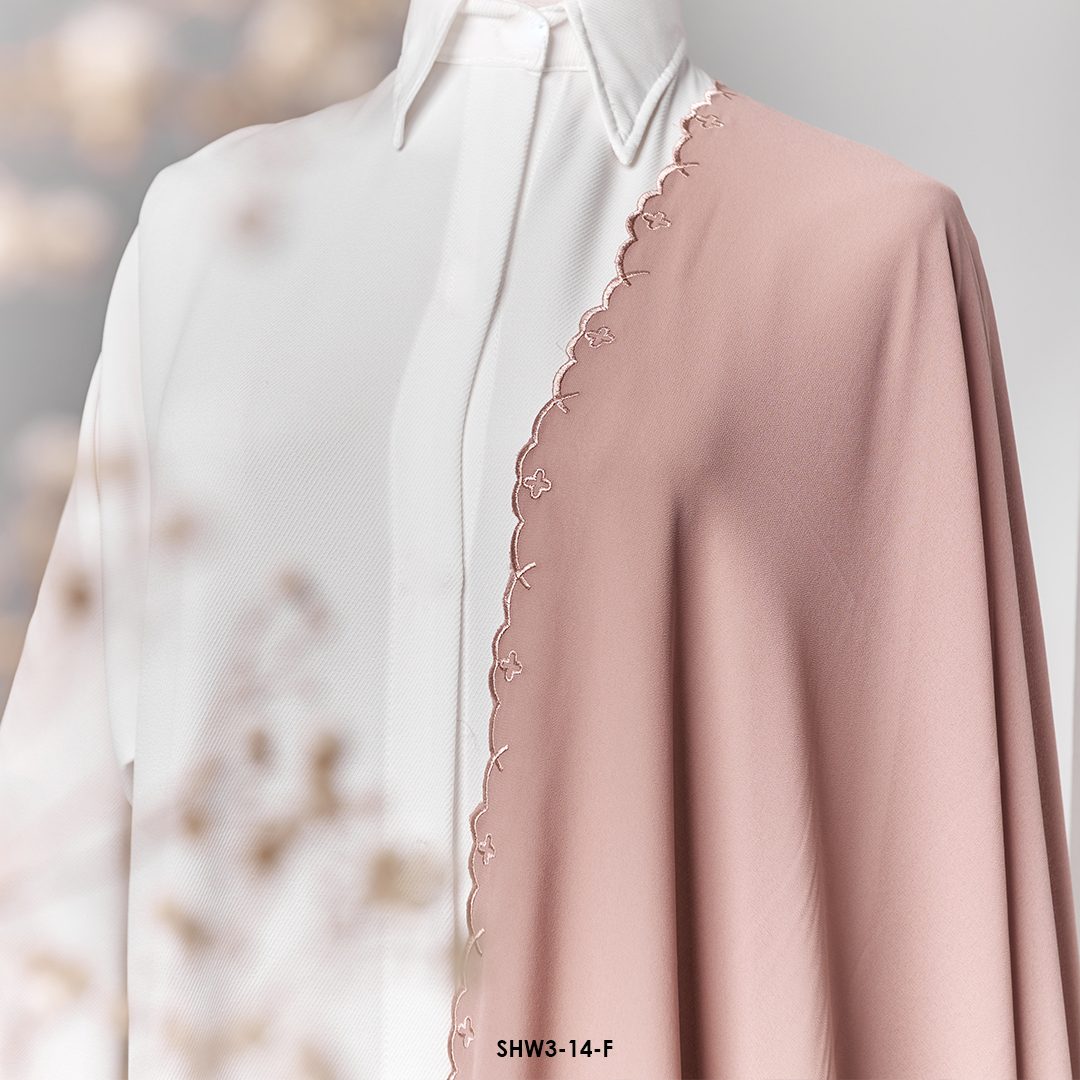 Wirda Shawl in Milo Cream (SHW3-14-F)