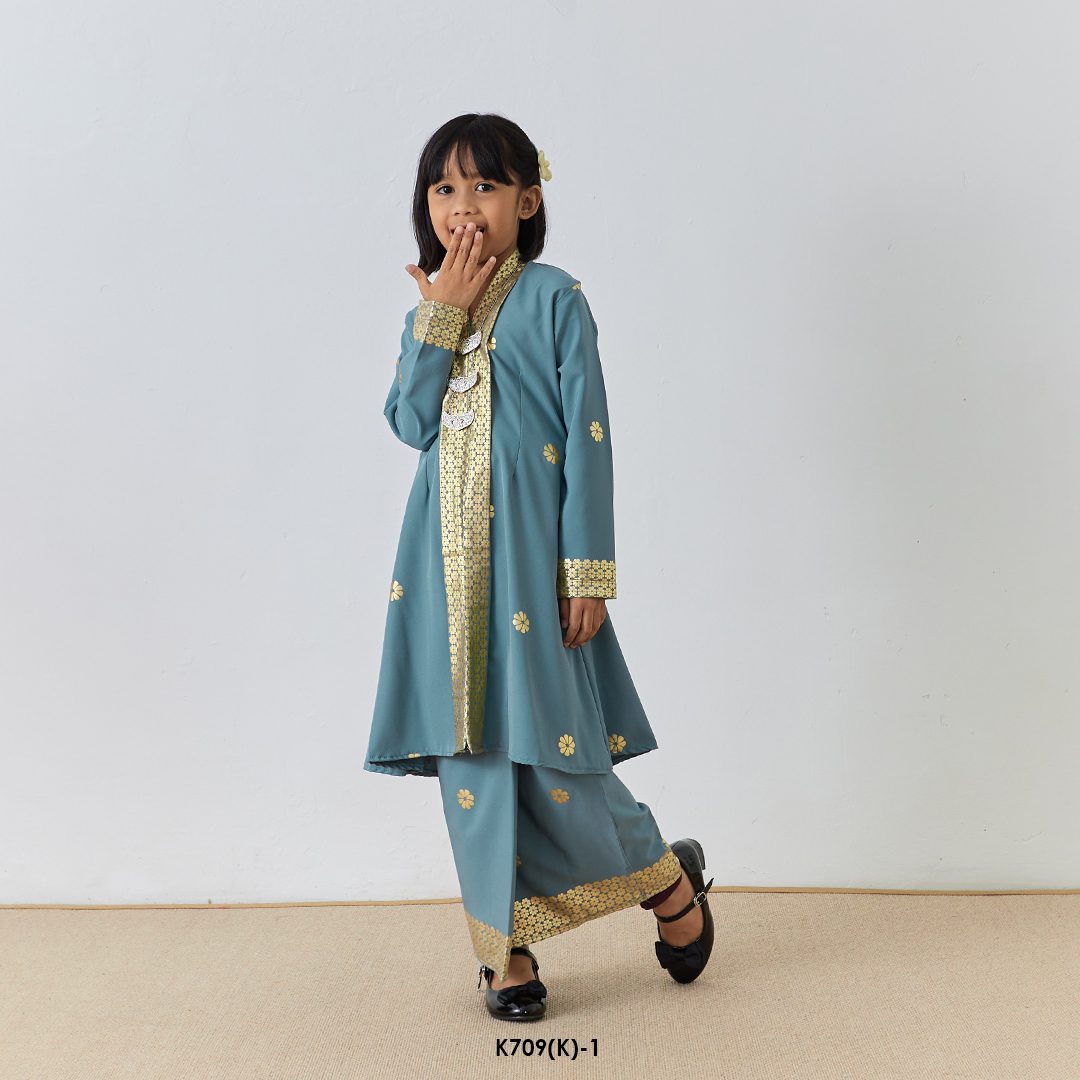 Kebarung Kalthom Glitter Kids in Steel Blue (K709(K)-1) - Image 2