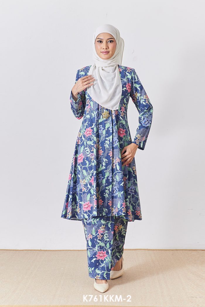 Kebarung Kalthom in Navy Blue (K761KKM-2)