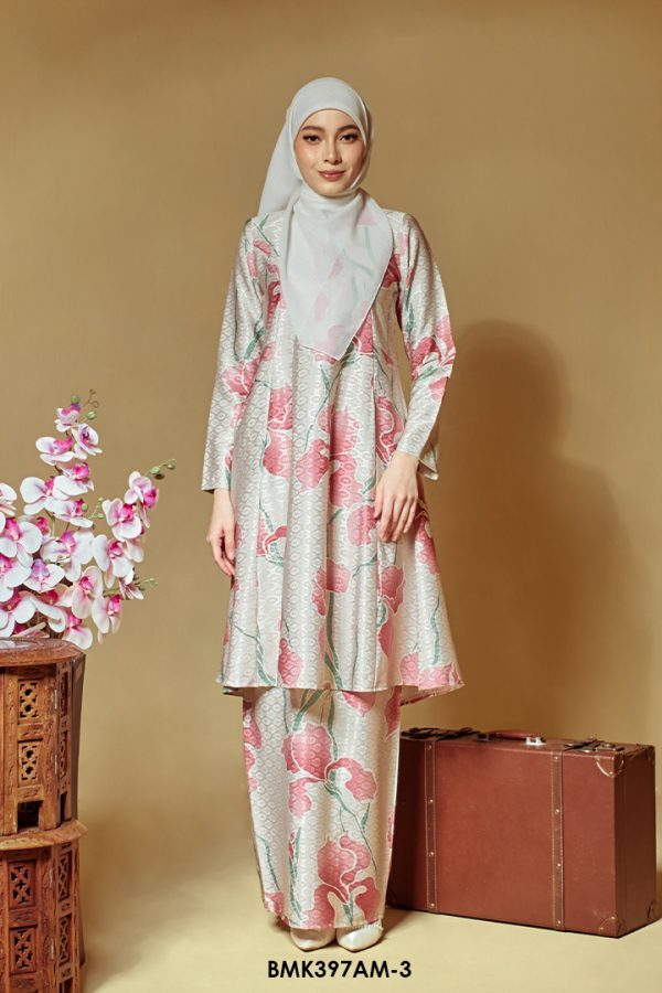 Ameera Kurung in Cream (BMK397AM-3)
