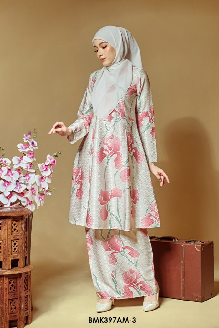 Ameera Kurung in Cream (BMK397AM-3)