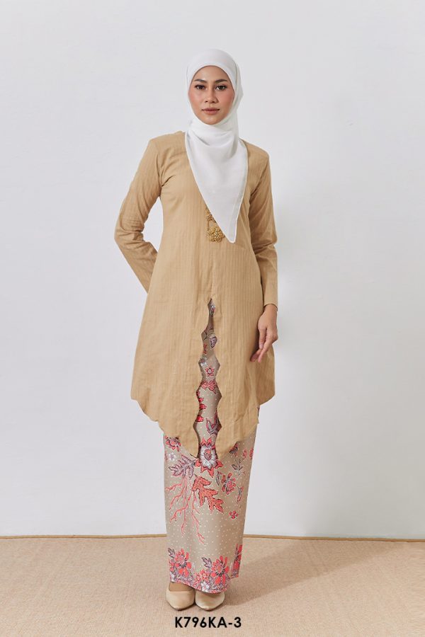 Kebaya Anggun 2.0 in Tan (K796KA-3)