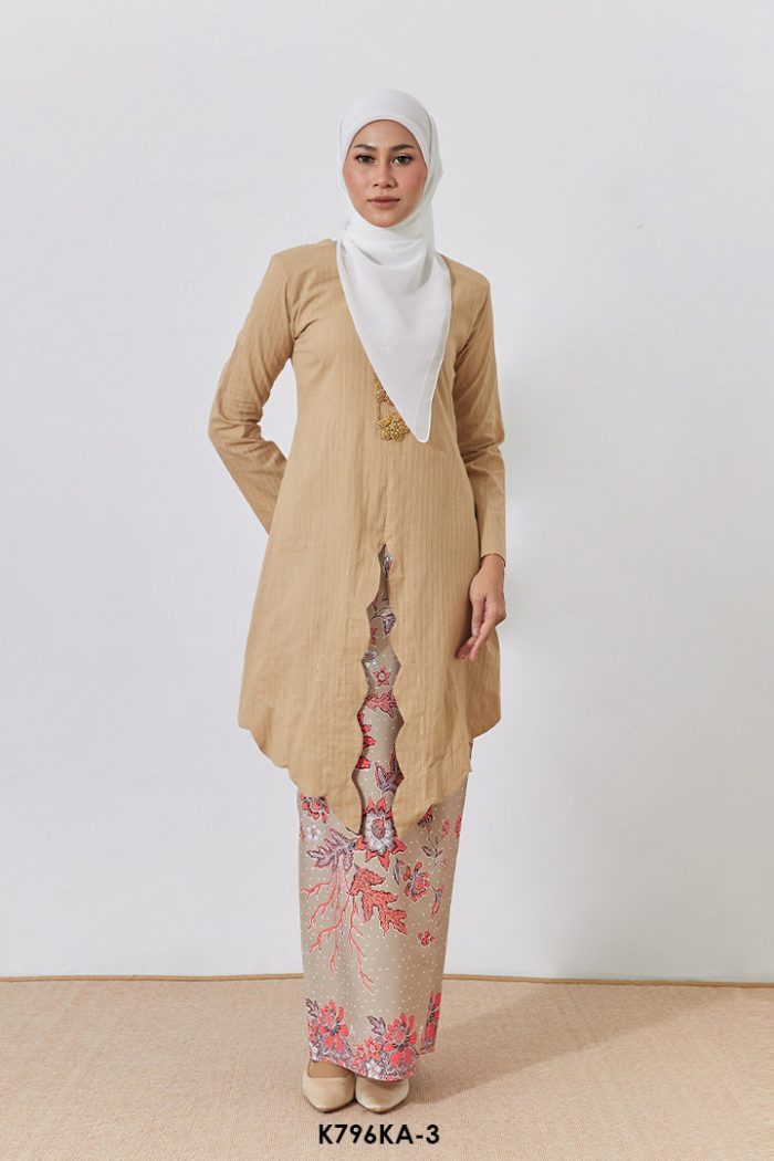 Kebaya Anggun 2.0 in Tan (K796KA-3)