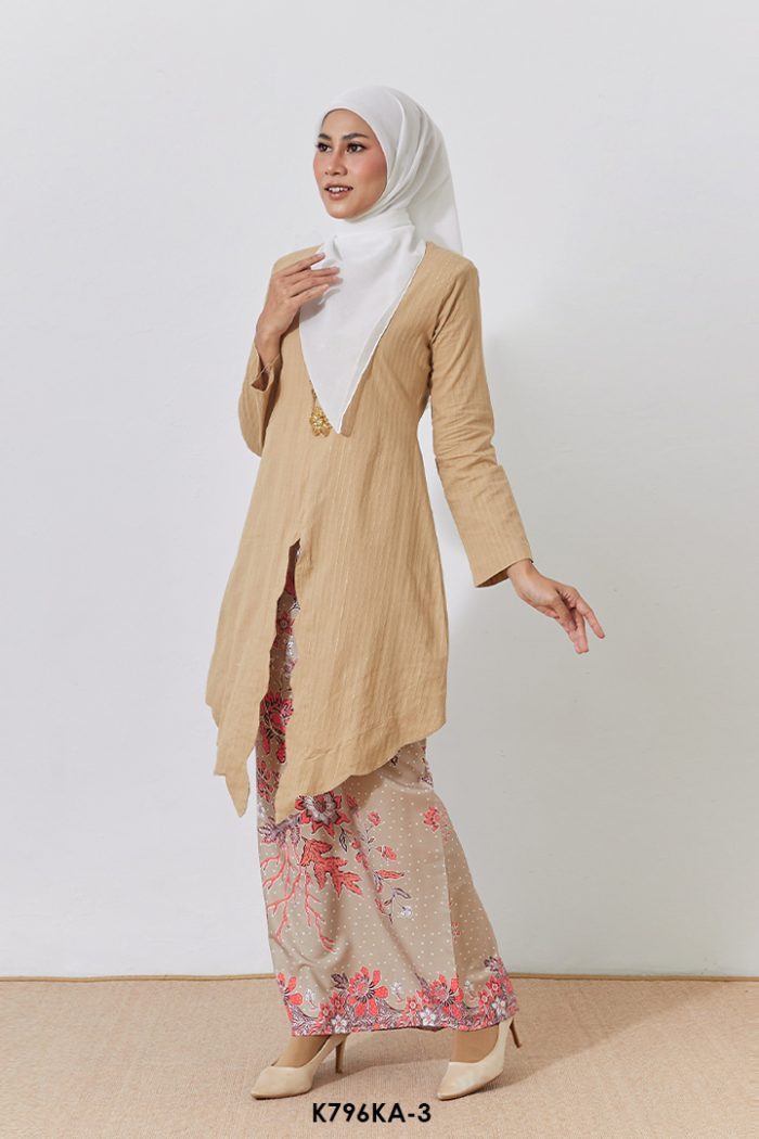 Kebaya Anggun 2.0 in Tan (K796KA-3)