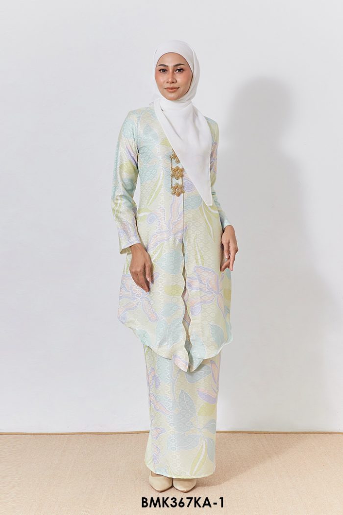 Kebaya Anggun 2.0 in Soft Yellow (BMK367KA-1)