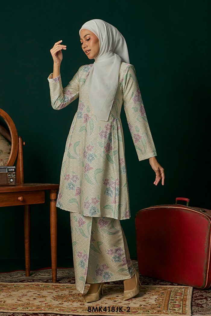 Juliana Kurung Batiq Mia in Baby Yellow (BMK418JK-2)