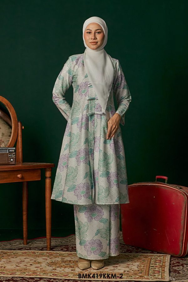 Kebarung Batiq Mia 3.0 Ribbon in Ice Mint (BMK419KKM-2)