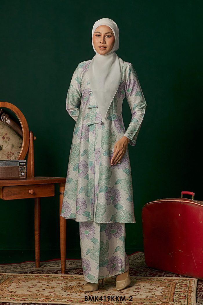 Kebarung Batiq Mia 3.0 Ribbon in Ice Mint (BMK419KKM-2)