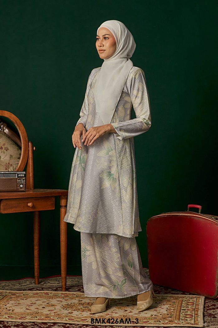 Ameera Kurung in Pearl Lilac (BMK426AM-3)