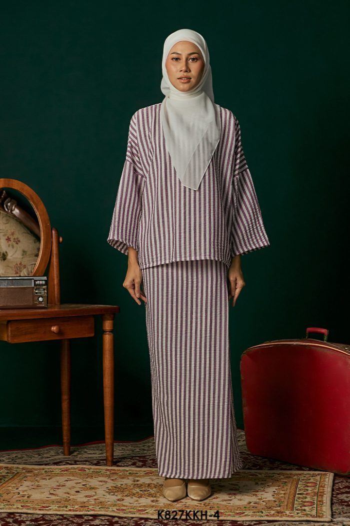Kurung Kedah in Purple (K827KKH-4)