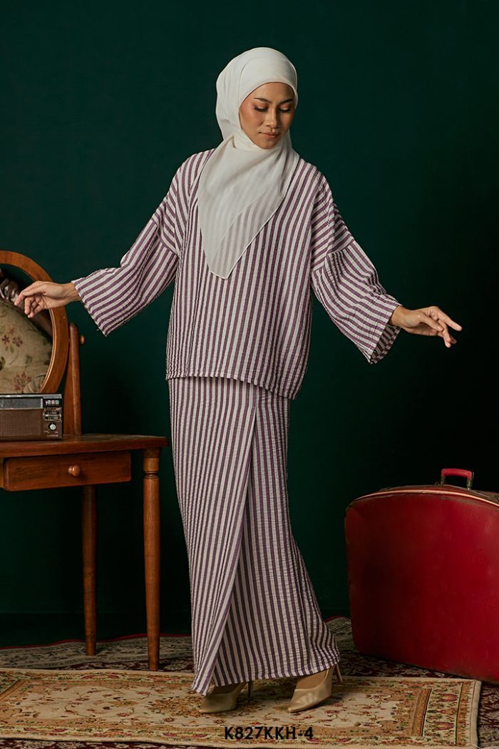 Kurung Kedah in Purple (K827KKH-4)