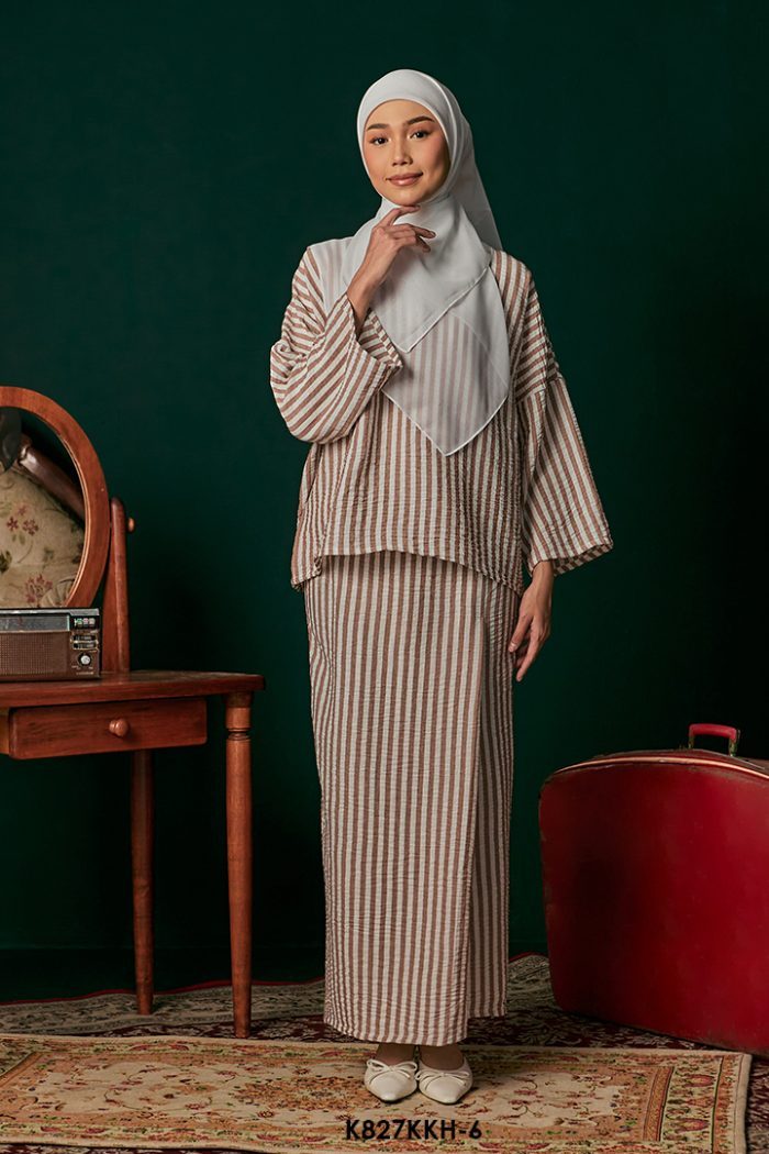 Kurung Kedah in Brown (K827KKH-6)