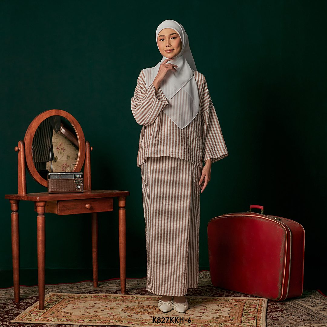 Kurung Kedah in Brown (K827KKH-6)