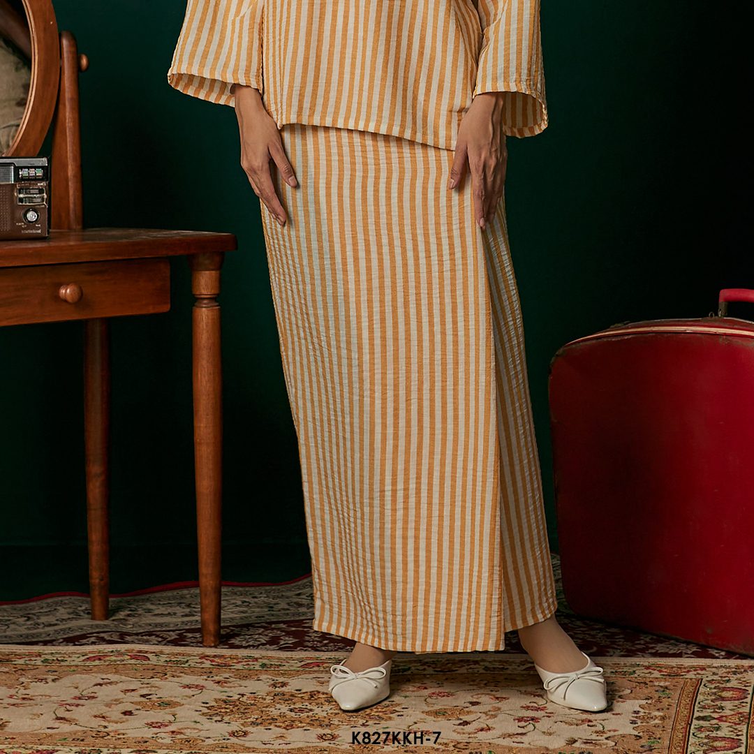 Kurung Kedah in Yellow (K827KKH-7) - Image 3