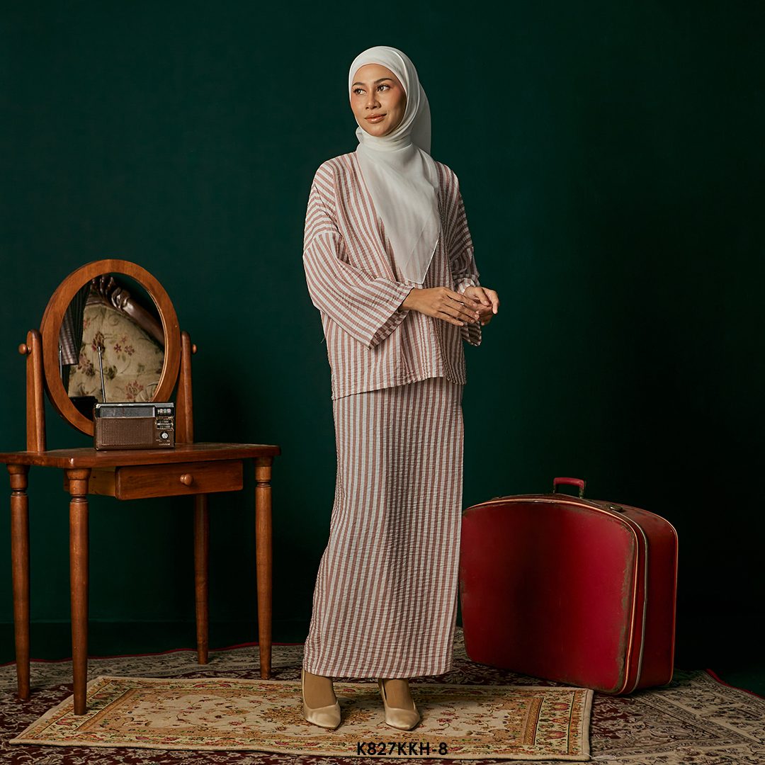 Kurung Kedah in Dusty Pink (K827KKH-8) - Image 2