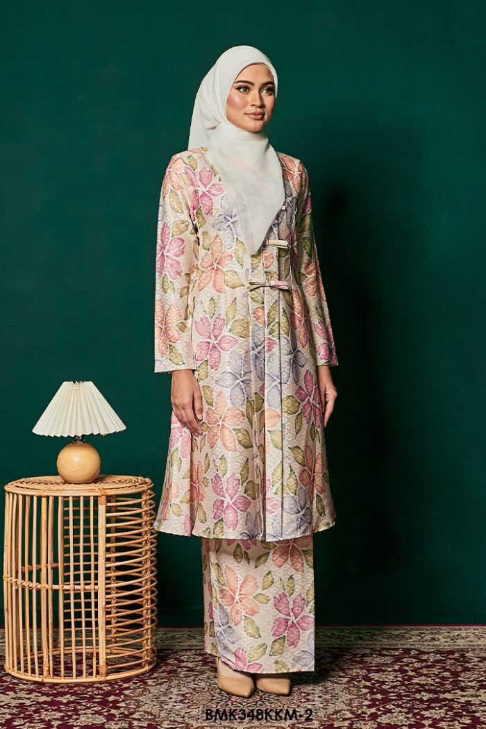 Kebarung Batiq Mia 3.0 Ribbon in Cream (BMK348KKM-2)