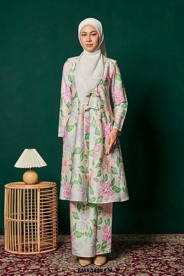 Kebarung Batiq Mia 3.0 Ribbon in Mint Green (BMK348KKM-3)