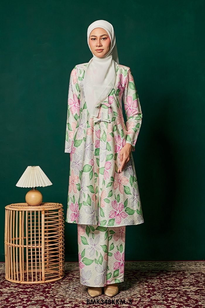 Kebarung Batiq Mia 3.0 Ribbon in Mint Green (BMK348KKM-3)