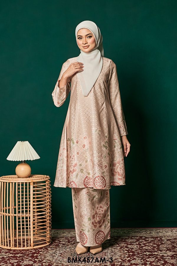 Ameera Kurung in Champagne (BMK457AM-3)
