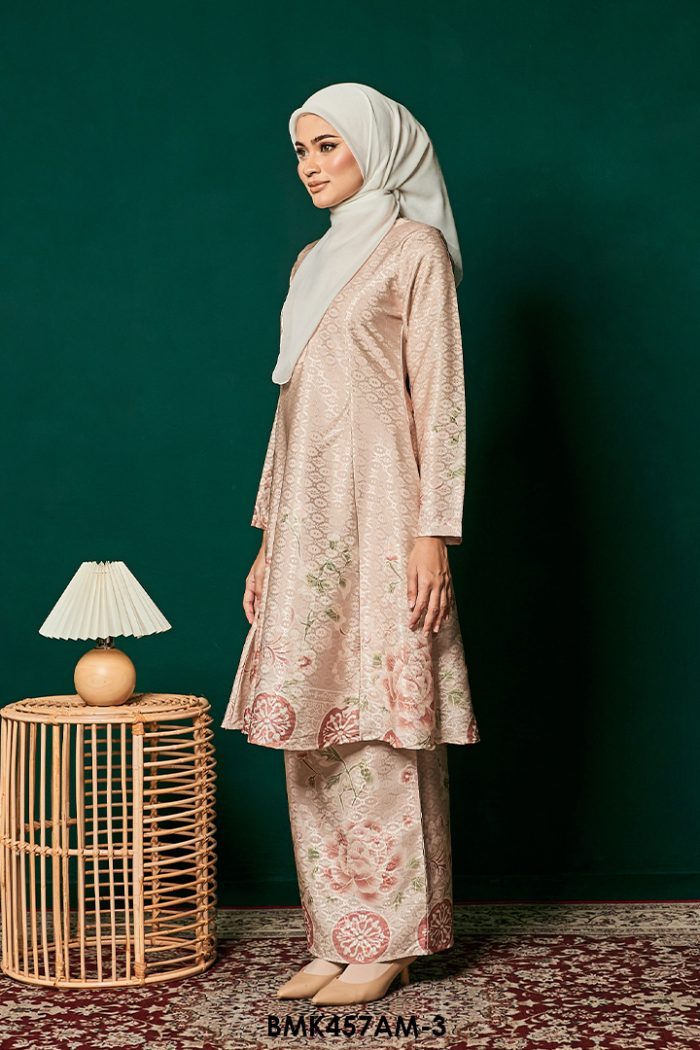 Ameera Kurung in Champagne (BMK457AM-3)