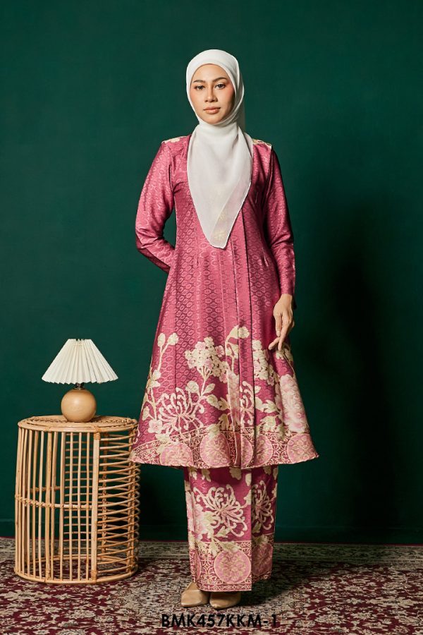 Kebarung Batiq Mia in Dark Rose (BMK457KKM-1)