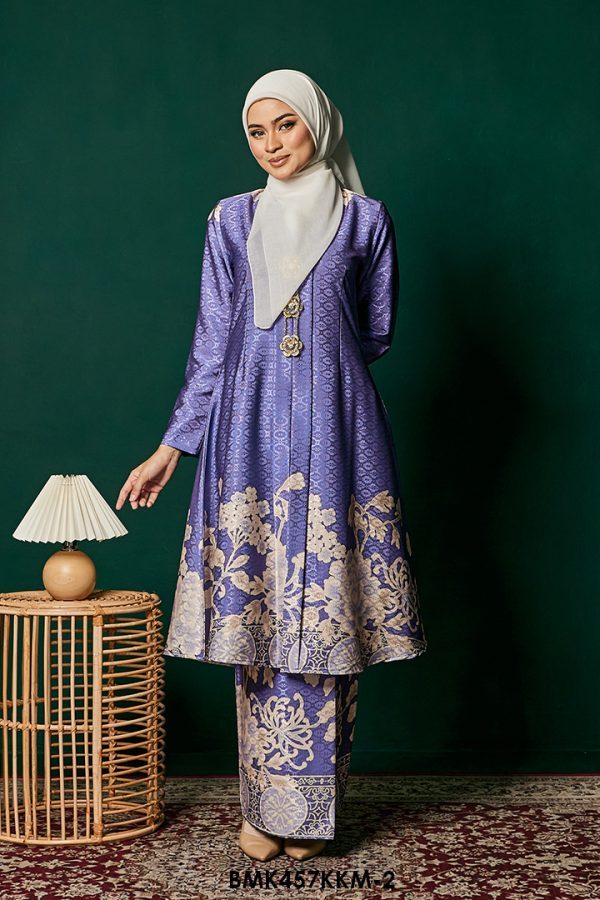 Kebarung Batiq Mia in Periwinkle (BMK457KKM-2)