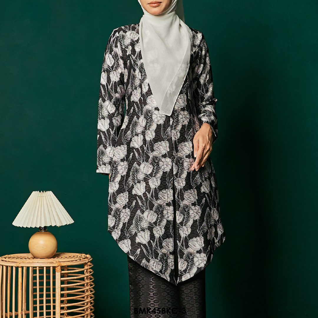 Kebaya Cindai in Black (BMK458KC-3) - Image 4