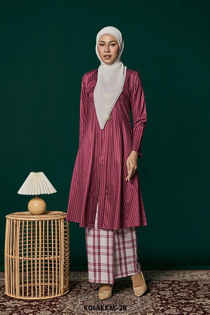 Kebarung Kalthom in Vintage Maroon (K068KKM-28)