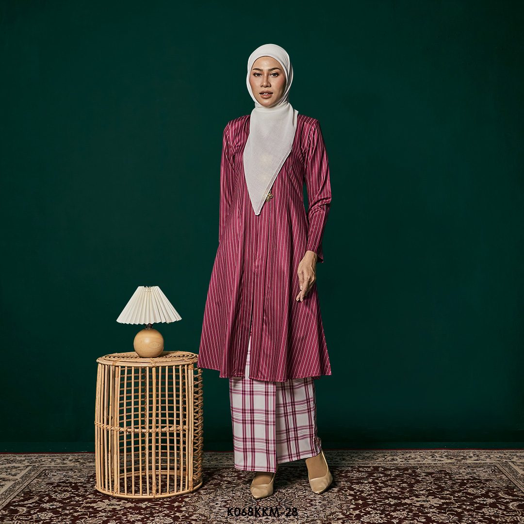 Kebarung Kalthom in Vintage Maroon (K068KKM-28)