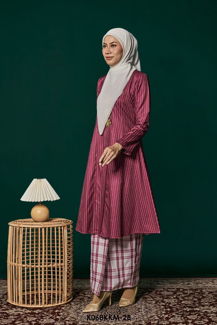 Kebarung Kalthom in Vintage Maroon (K068KKM-28)