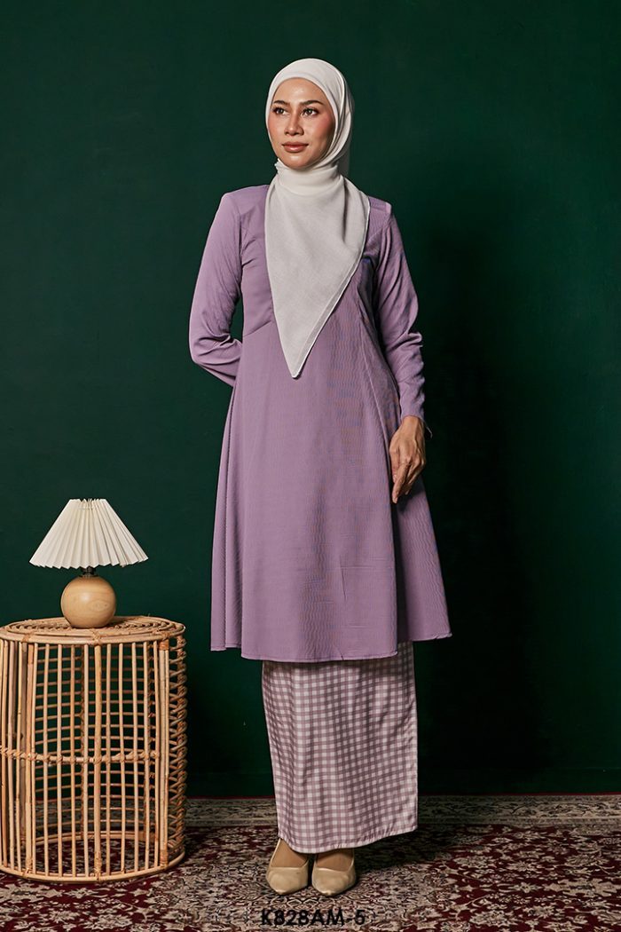 Ameera Kurung in Heather (K828AM-5)