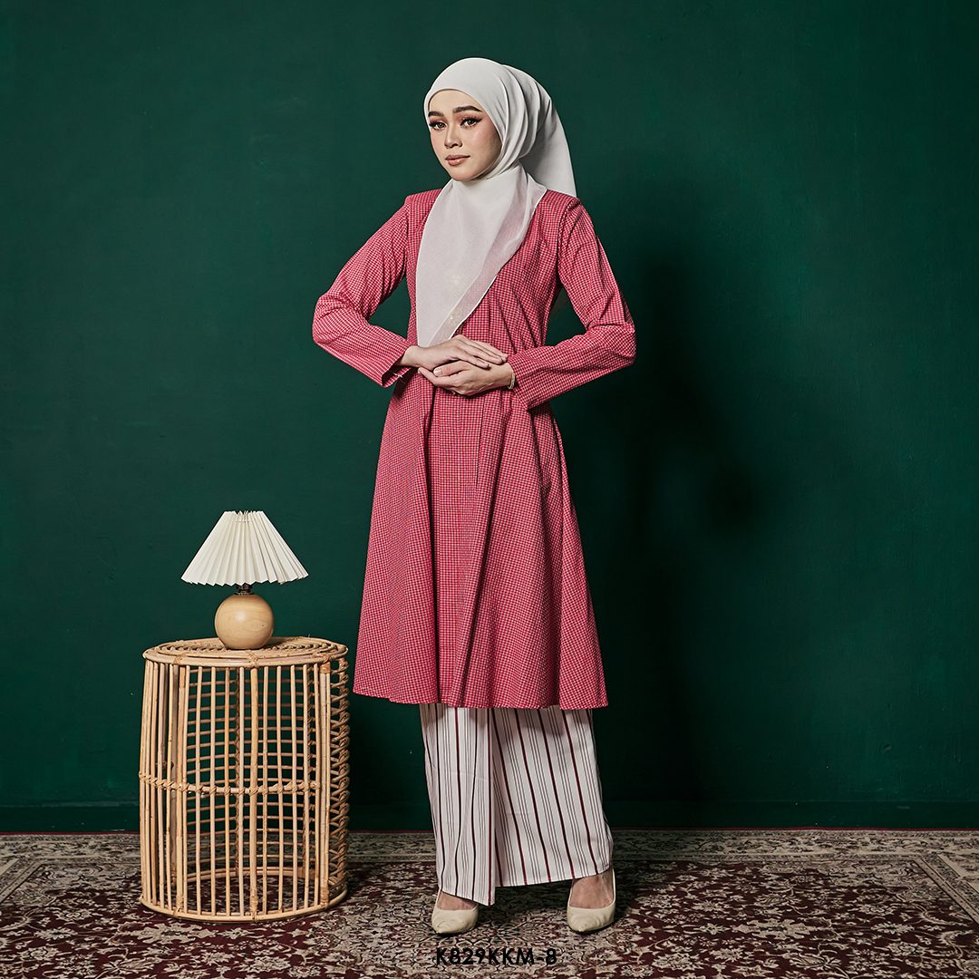 Kebarung Kalthom in Scarlet Red (K829KKM-8) - Image 2