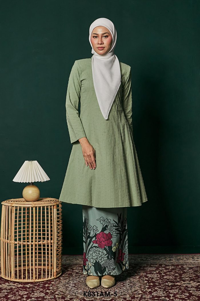 Ameera Kurung in Matcha (K831AM-5)