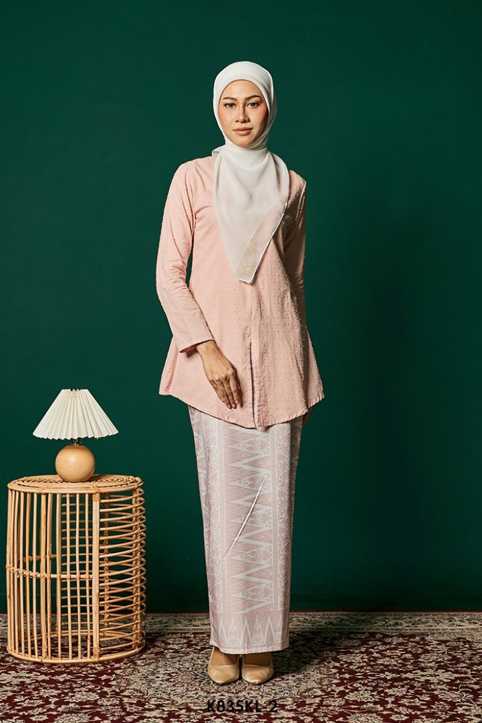 Kebaya Latifah in Baby Pink (K835KL-2)