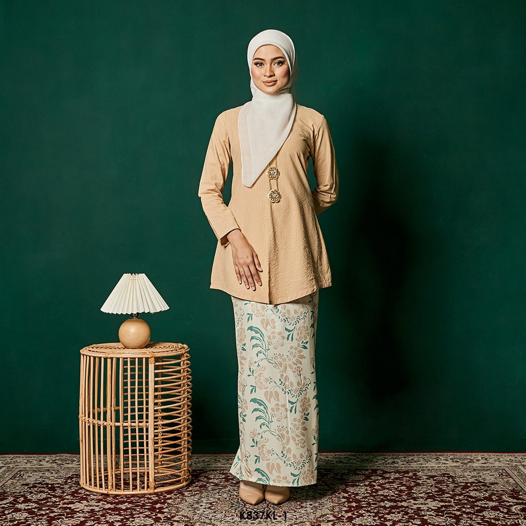 Kebaya Latifah in Sand (K837KL-1)