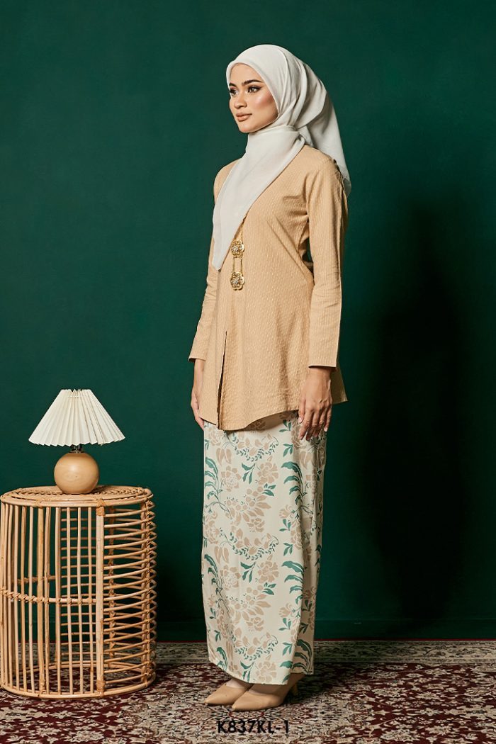 Kebaya Latifah in Sand (K837KL-1)