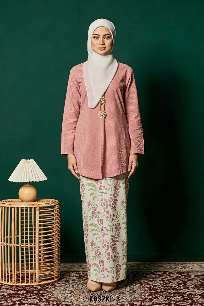 Kebaya Latifah in Blush Pink (K837KL-3)
