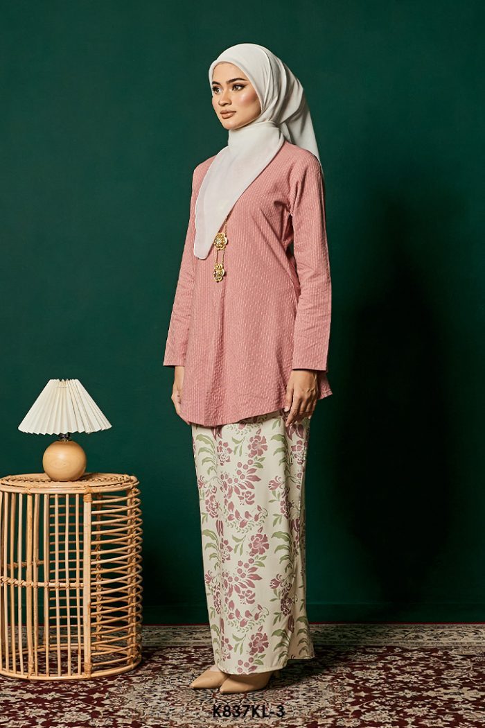 Kebaya Latifah in Blush Pink (K837KL-3)