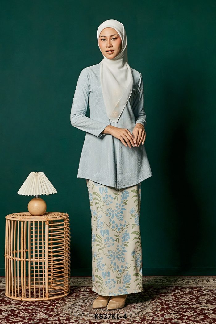 Kebaya Latifah in Soft Blue (K837KL-4)